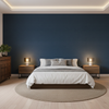 Gemma Velvet - Blue Blue By Lee Jofa | Gemma Performance Velvet | Solid Upholstery Velvet - Bedroom Room Setting