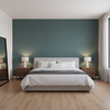 Gemma Velvet - Pacific Turquoise By Lee Jofa | Gemma Performance Velvet | Solid Upholstery Velvet - Bedroom Room Setting