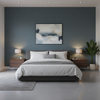Gemma Velvet - Slate Slate By Lee Jofa | Gemma Performance Velvet | Solid Upholstery Velvet - Bedroom Room Setting