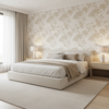 Graciela - Ivory/Beige Beige By Lee Jofa | Aerin Collection 2 |Botanical & Floral  Multipurpose Print - Bedroom Room Setting