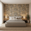 Granada Print - Bronze Bronze By Lee Jofa | Oscar De La Renta Iv | Damask Multipurpose Print - Bedroom Room Setting