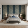 Indian Zag - Indigo Blue By Lee Jofa | Suzanne Rheinstein *Hollyhock Ii | Global Multipurpose Print - Bedroom Room Setting
