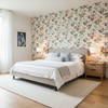 Inisfree - Sunset Multi By Lee Jofa | Carrier And Company |Botanical & Floral  Multipurpose Print - Bedroom Room Setting