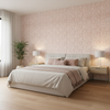 Laine Print - Petal Pink By Lee Jofa | Westport | Botanical & Floral Multipurpose Print - Bedroom Room Setting