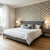 Leaf Trellis - Green Green By Lee Jofa | Paolo Moschino Fabrics |Botanical & Floral Lattice/Scrollwork Multipurpose Print - Bedroom Room Setting