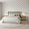 Leaf Trellis - Sage Green By Lee Jofa | Paolo Moschino Fabrics |Botanical & Floral Lattice/Scrollwork Multipurpose Print - Bedroom Room Setting