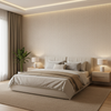 Leon Weave - Sand Beige By Lee Jofa | Triana Weaves |Geometric  Upholstery Chenille - Bedroom Room Setting