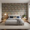 Leyland Print - Blue/Multi Multi By Lee Jofa | Lodge Ii Prints |Botanical & Floral Flora & Fauna Multipurpose Print - Bedroom Room Setting