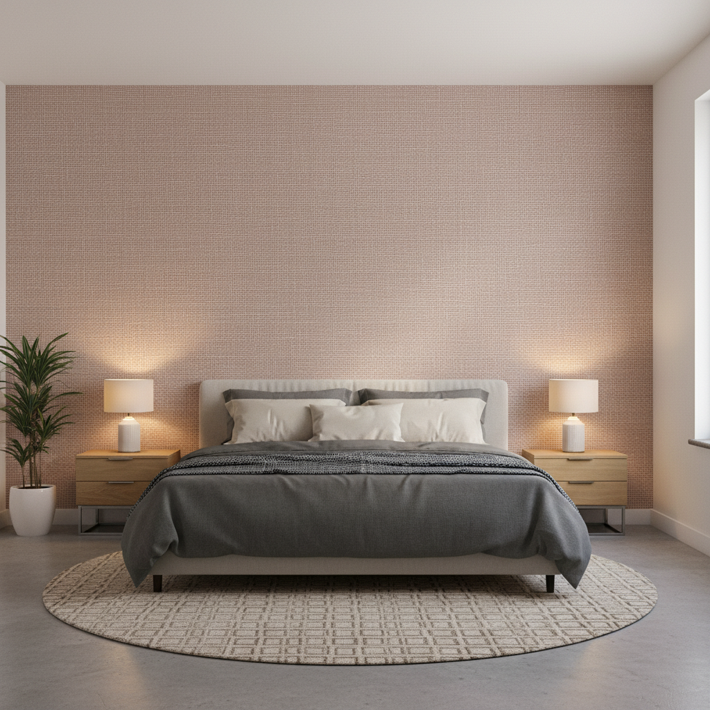 Lille Linen -  Old Rose Pink By Lee Jofa | Perfect Plains | Solid Multipurpose - Bedroom Room Setting