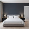 Lille Linen - Gunmetal Charcoal By Lee Jofa | Perfect Plains | Solid Multipurpose - Bedroom Room Setting