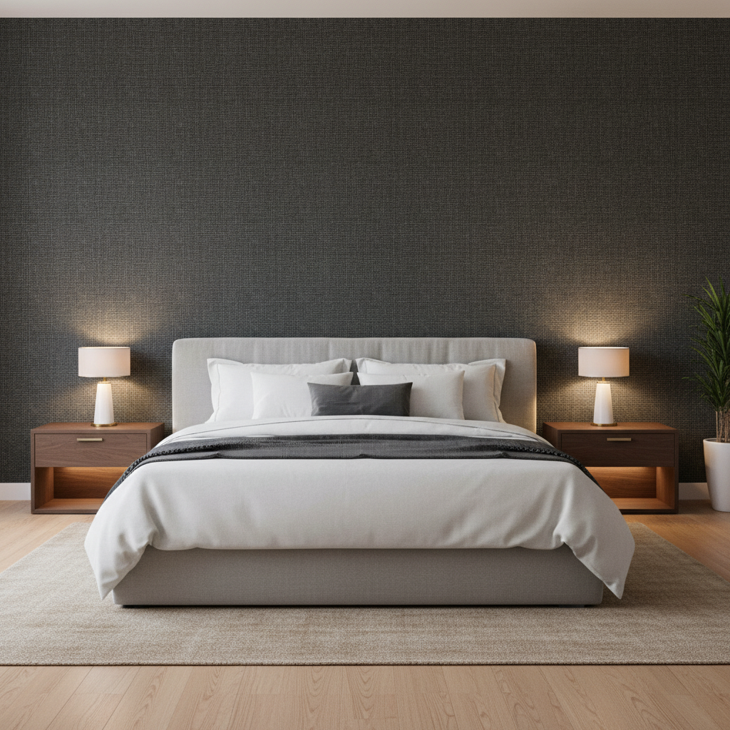 Lille Linen - Hunter Green Green By Lee Jofa | Perfect Plains | Solid Multipurpose - Bedroom Room Setting