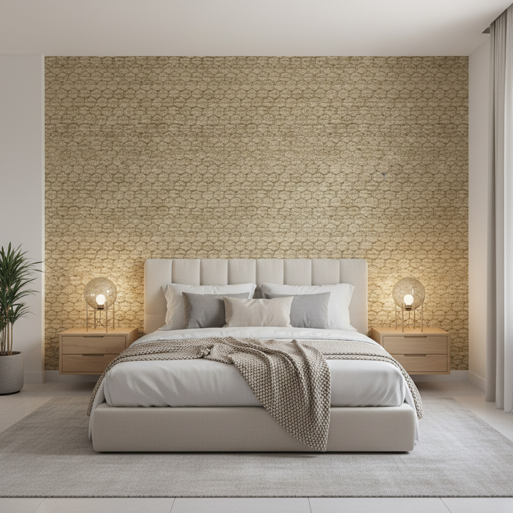Lonsdale - Barley Wheat By Lee Jofa | Furness Weaves | Texture Upholstery - Bedroom Room Setting