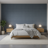 Lonsdale - Blue Blue By Lee Jofa | Furness Weaves | Texture Upholstery - Bedroom Room Setting