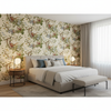 Lyndhurst - Cream Beige By Lee Jofa | Royal Oak Anniversary |Botanical & Floral Flora & Fauna Multipurpose Print - Bedroom Room Setting