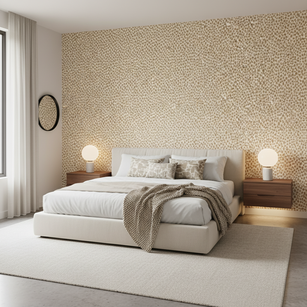 Mago - Camel Camel By Lee Jofa | Merkato |Animal Skins  Upholstery Weave - Bedroom Room Setting