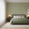 Mago - Forest Green By Lee Jofa | Merkato |Animal Skins  Upholstery Weave - Bedroom Room Setting