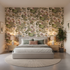 Nympheus Print - Cream  By Lee Jofa | Perennia |  Multipurpose Print - Bedroom Room Setting