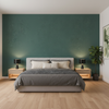 Oxford Velvet - Aegean Teal By Lee Jofa |  |Solid Texture Upholstery Velvet - Bedroom Room Setting