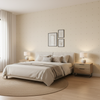 Oxford Velvet - Blanc White By Lee Jofa |  |Solid Texture Upholstery Velvet - Bedroom Room Setting
