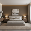 Oxford Velvet - Cocoa Brown By Lee Jofa |  |Solid Texture Upholstery Velvet - Bedroom Room Setting