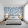 Pagoda Toile - Blue Blue By Lee Jofa | Oscar De La Renta Iv | Toile Multipurpose Print - Bedroom Room Setting