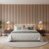 Picket - Multi/Plum Multi By Lee Jofa | Carrier And Company | Geometric Upholstery Velvet - Bedroom Room Setting