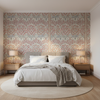 Sameera - Red/Blue Multi By Lee Jofa | Oscar De La Renta Iii |Botanical & Floral Global Multipurpose Print - Bedroom Room Setting