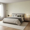 Seaford Weave - Ivory Ivory By Lee Jofa | Linford Weaves | Diamond Upholstery - Bedroom Room Setting