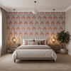 Seville Weave - Denim/Brick Blue By Lee Jofa | Triana Weaves |Damask Texture Upholstery - Bedroom Room Setting