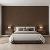 Skye Wool - Walnut Brown By Lee Jofa |  |Solid Texture Upholstery Wool - Bedroom Room Setting