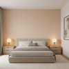 Stissing - Faded Petal Coral By Lee Jofa | Carrier And Company |Texture  Upholstery Chenille - Bedroom Room Setting
