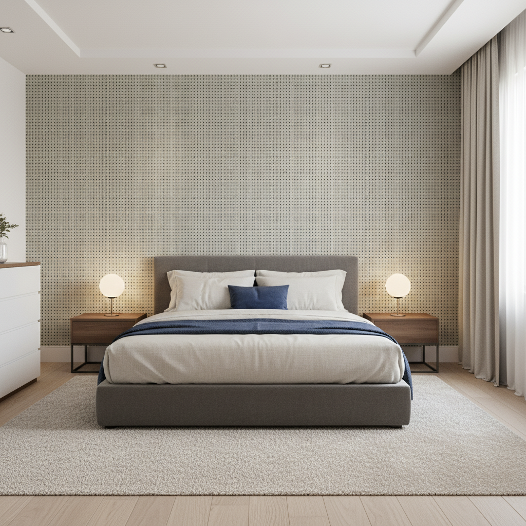 Stissing - Ink Dark Blue By Lee Jofa | Carrier And Company |Texture  Upholstery Chenille - Bedroom Room Setting