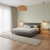 Stissing - Inlet Turquoise By Lee Jofa | Carrier And Company |Texture  Upholstery Chenille - Bedroom Room Setting