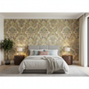 Tetbury - Rose/Aqua Burgundy/Red By Lee Jofa | Royal Oak Anniversary | Medallion / Suzani / Persian Multipurpose Print - Bedroom Room Setting