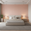 Triana Weave - Petal Pink By Lee Jofa | Triana Weaves |Small Scale Texture Upholstery - Bedroom Room Setting