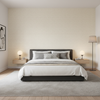Varona - Natural Beige By Lee Jofa | Westport |Texture Solid Upholstery - Bedroom Room Setting