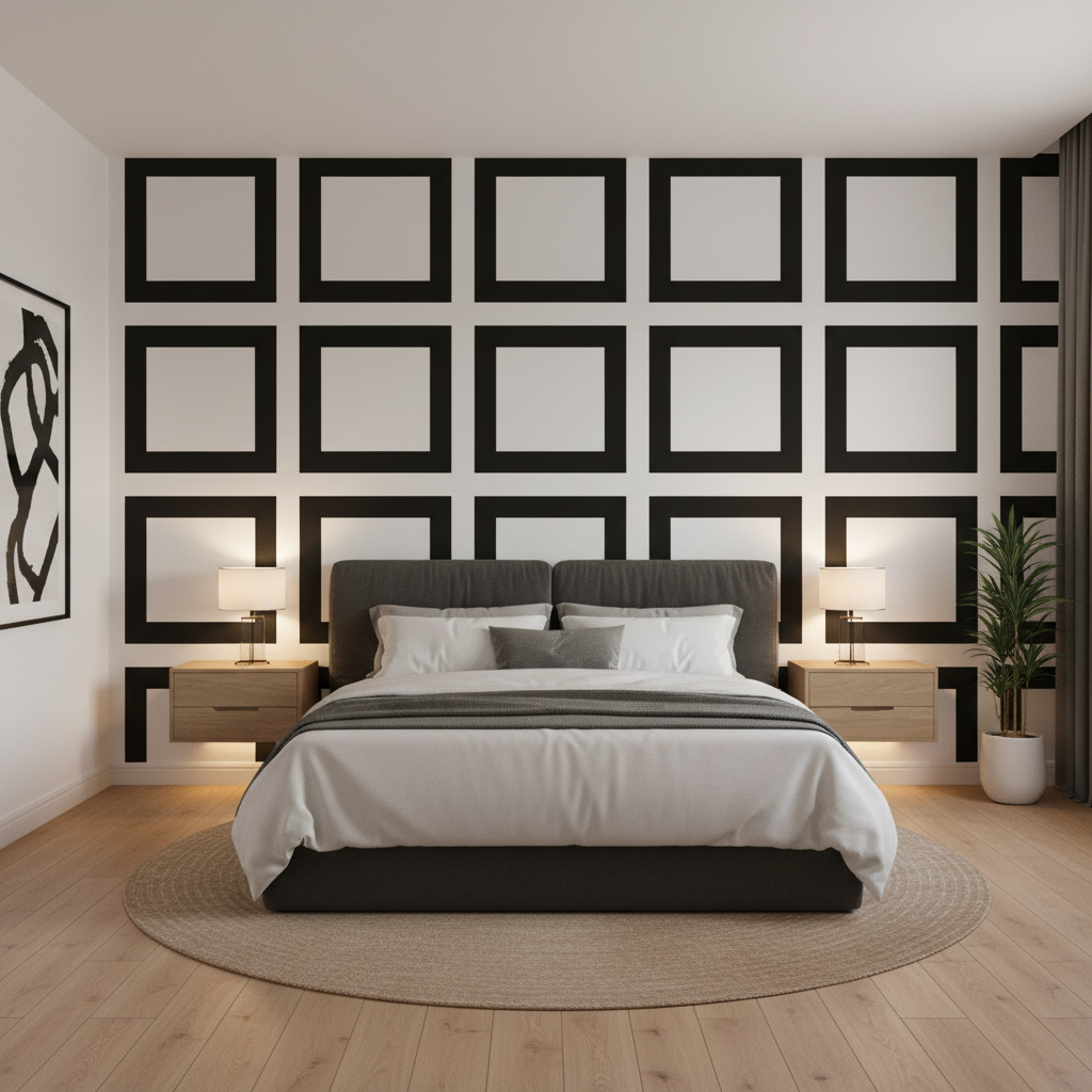 Watermill Linen - Onyx Black By Lee Jofa | Colour Complements Ii |Solid Texture Multipurpose - Bedroom Room Setting