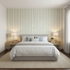 Whitaker Print - Sage/Aqua Light Green By Lee Jofa | Avondale |Global Stripes Multipurpose Print - Bedroom Room Setting