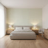 Pergola Green | Thibaut Wallcoverings - Bedroom Visualization (AI-generated, may not be to scale. Verify pattern scale with product specifications.)