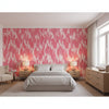 Maverick Pink | Thibaut Wallcoverings - Bedroom Visualization (AI-generated, may not be to scale. Verify pattern scale with product specifications.)