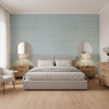 Navajo Spa Blue | Thibaut Wallcoverings - Bedroom Visualization (AI-generated, may not be to scale. Verify pattern scale with product specifications.)