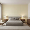 Pima Braid Natural | Thibaut Wallcoverings - Bedroom Visualization (AI-generated, may not be to scale. Verify pattern scale with product specifications.)