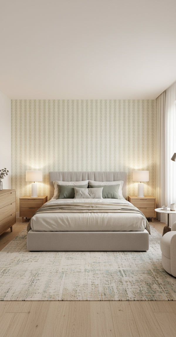 Ensbury Fern Green Wallcovering