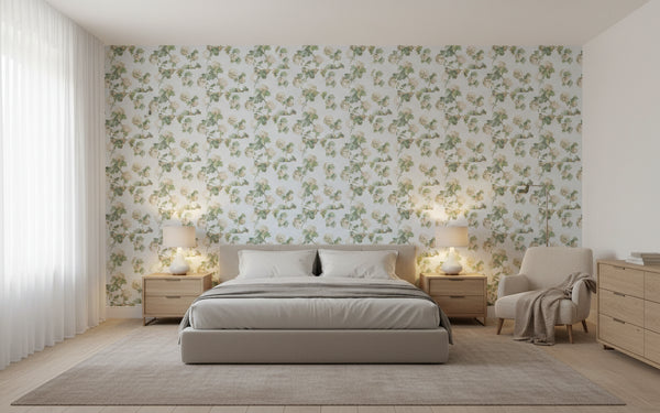 Sussex Hydrangea Soft Blue | Thibaut