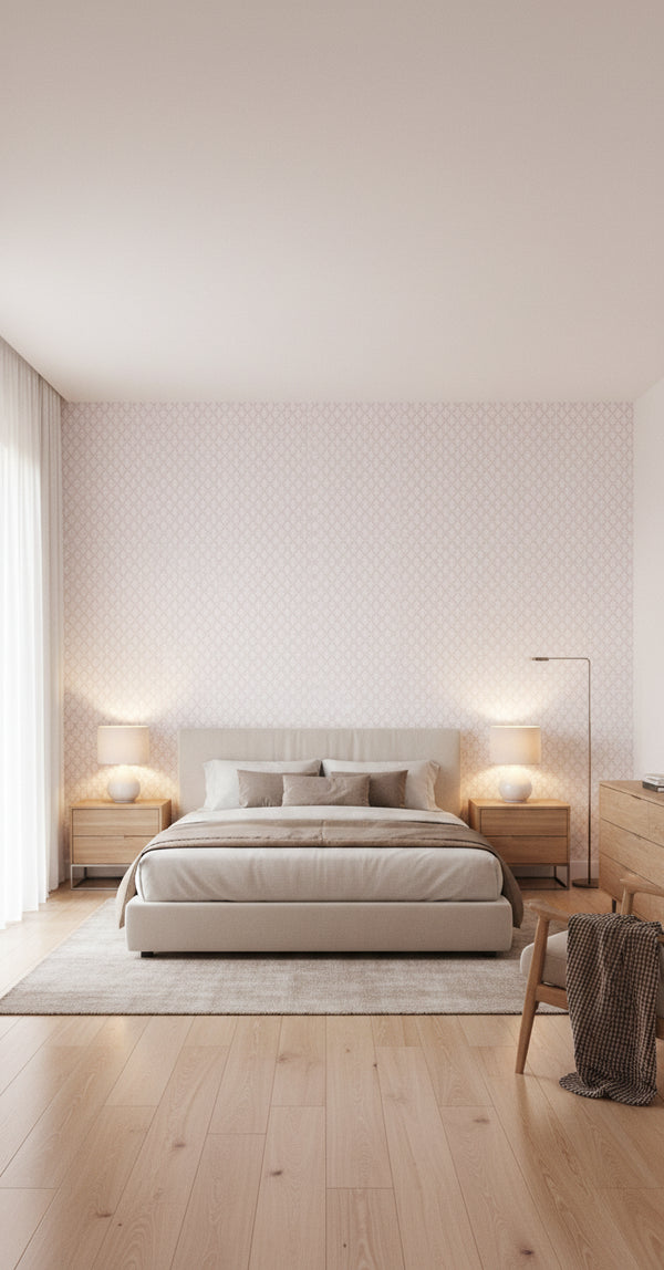 Tate Trellis Lavender Wallcovering