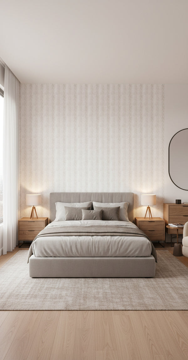 Ensbury Fern Pearl Wallcovering
