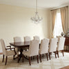 Cape May Weave Natural | Thibaut Wallcoverings - Dining Room Visualization (AI-generated, may not be to scale. Verify pattern scale with product specifications.)