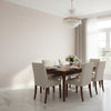 Fine Harvest Lavender | Thibaut Wallcoverings - Dining Room Visualization (AI-generated, may not be to scale. Verify pattern scale with product specifications.)
