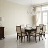 Baker Weave Beige | Thibaut Wallcoverings - Dining Room Visualization (AI-generated, may not be to scale. Verify pattern scale with product specifications.)