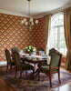 Verster | Hay Wallpaper - Dining Room Visualization (AI-generated, may not be to scale. Verify pattern scale with product specifications.)